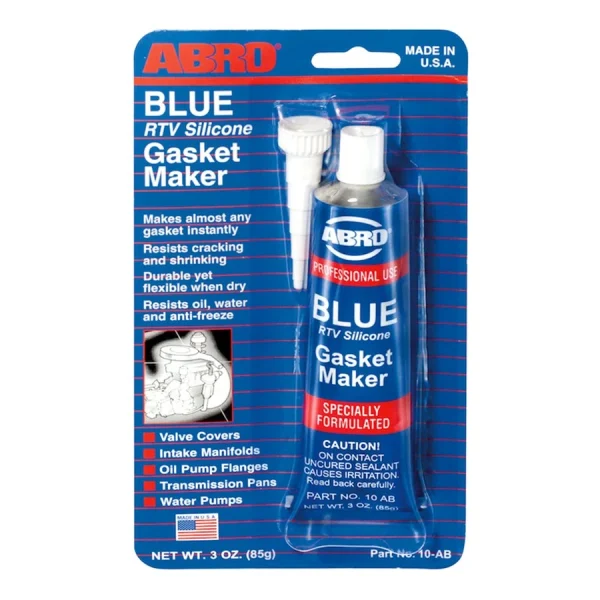 ABRO Silicone Gasket Maker Blue 3 oz. (10-AB)