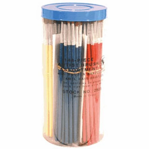 AES Industries Assorted Brush Display Set, 144 Pieces (2905)
