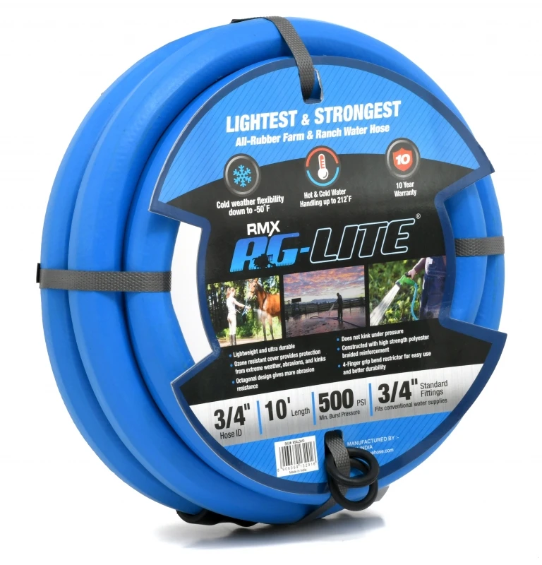 AG-Lite Rubber Water Hose 3/4" with Various Lengths