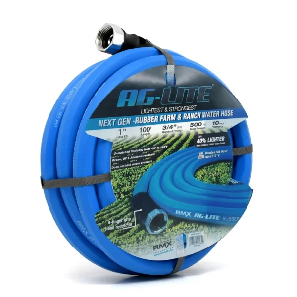 Ag-Lite Rubber Water Hose Assemblies, 1" Diameter - Various Lengths (ALONE)