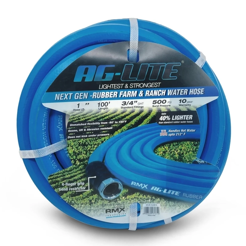 Ag-Lite Rubber Water Hose Assemblies, 1" Diameter - Various Lengths (ALONE) — product image 2