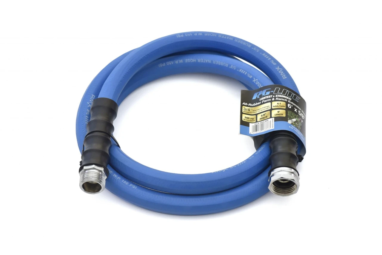 AG-Lite Rubber Water Hose Assembly, 5/8" (Various Lengths Available) — product image 6