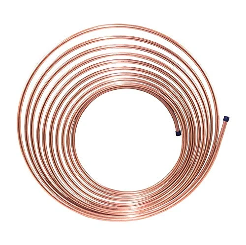 AGS Nickel Copper Brake Line Tubing Coil 1/4" x 25' (CNC-425)