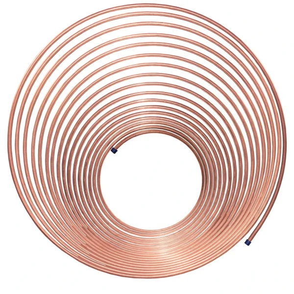 AGS Company CNC-450 Nickel Copper Brake Line Tubing Coil, 1/4" x 50' (450)