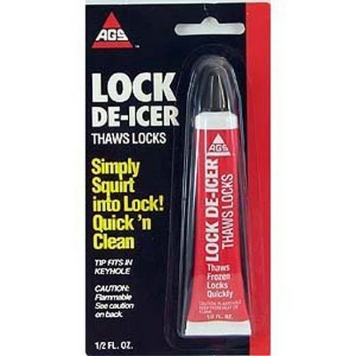 AGS Company MZ-1 Mr. Zip Lock De-Icer, 1.2 Ounce, Case of 12 (MZ-1-12)