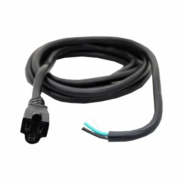 AIMS Power 15 Amp 3-Wire NEMA 5-15R to Cut End 10-Foot Cable (CBL-GEN15A)
