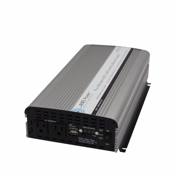 Aims Power 1500 Watt Power Inverter With Battery Charger And Transfer Switch (PWRIC150012W)