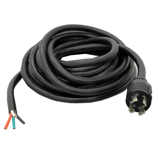 AIMS Power 30 Amp 4-Wire L14-30P to Cut-End Power Cable (CBL-GEN30A)