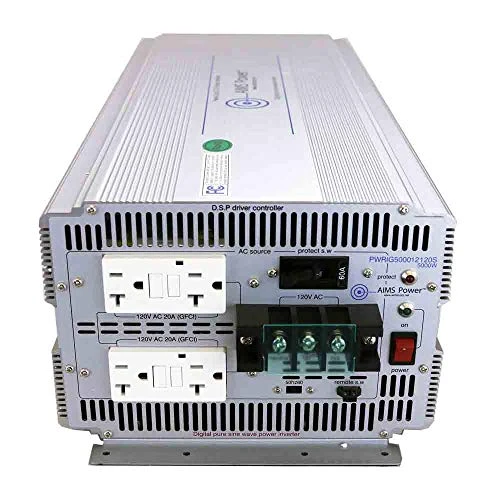 AIMS Power 5000W 48V DC to 120V AC Industrial Inverter (PWRIG500048120S) — product image 2