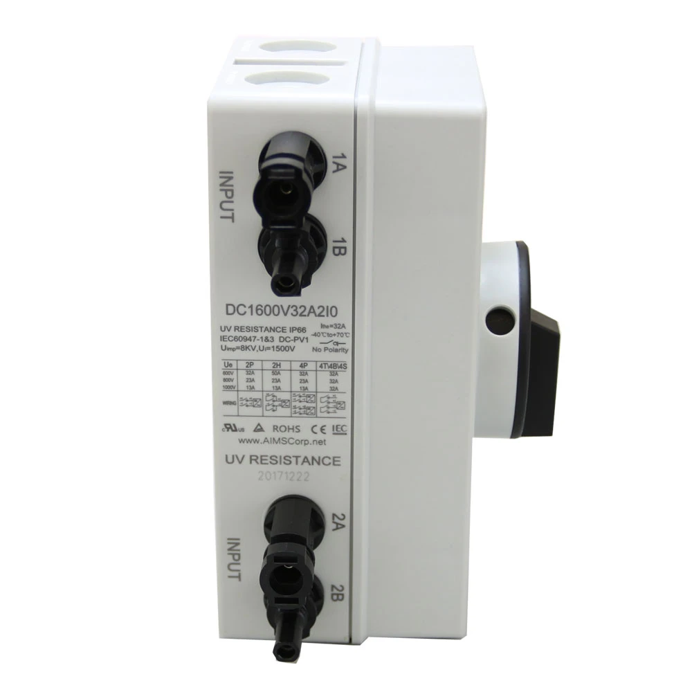 AIMS Power DC Quick Disconnect Switch for Solar PV (DC1600V32A2IO) — product image 4