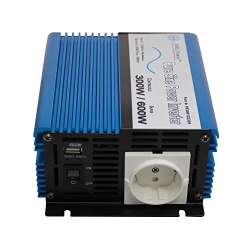 AIMS Power 300 Watt 12 VDC to 220/230 Volt Inverter (PE30012230S)