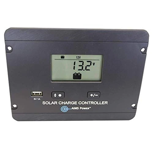 AIMS Power 30 Amp Solar Charge Controller 12/24V Flush Mount (SCC30AFM)