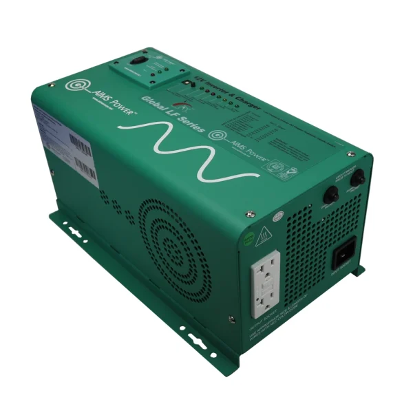 AIMS Power 1250 Watt 12V Pure Sine Wave Inverter Charger (PICOGLF12W12V120AL)