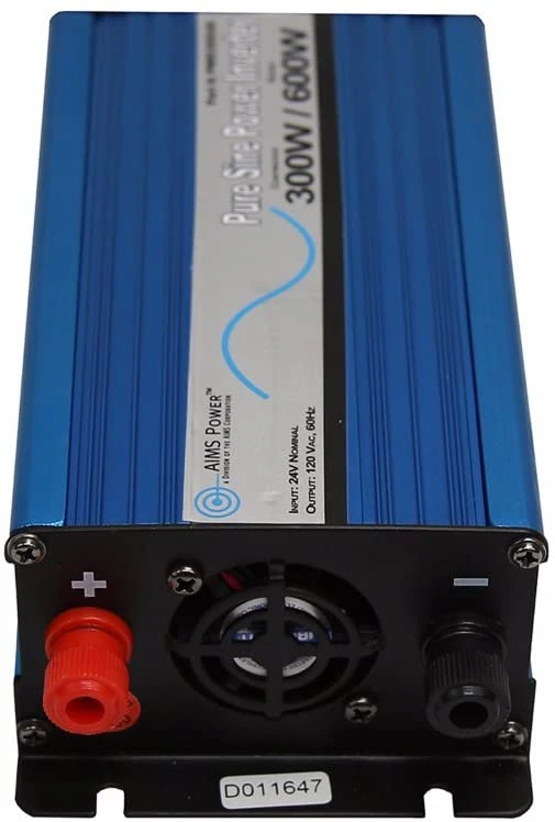 AIMS Power 300 Watt Pure Sine Inverter with Cables (PWRI30012S) — product image 3
