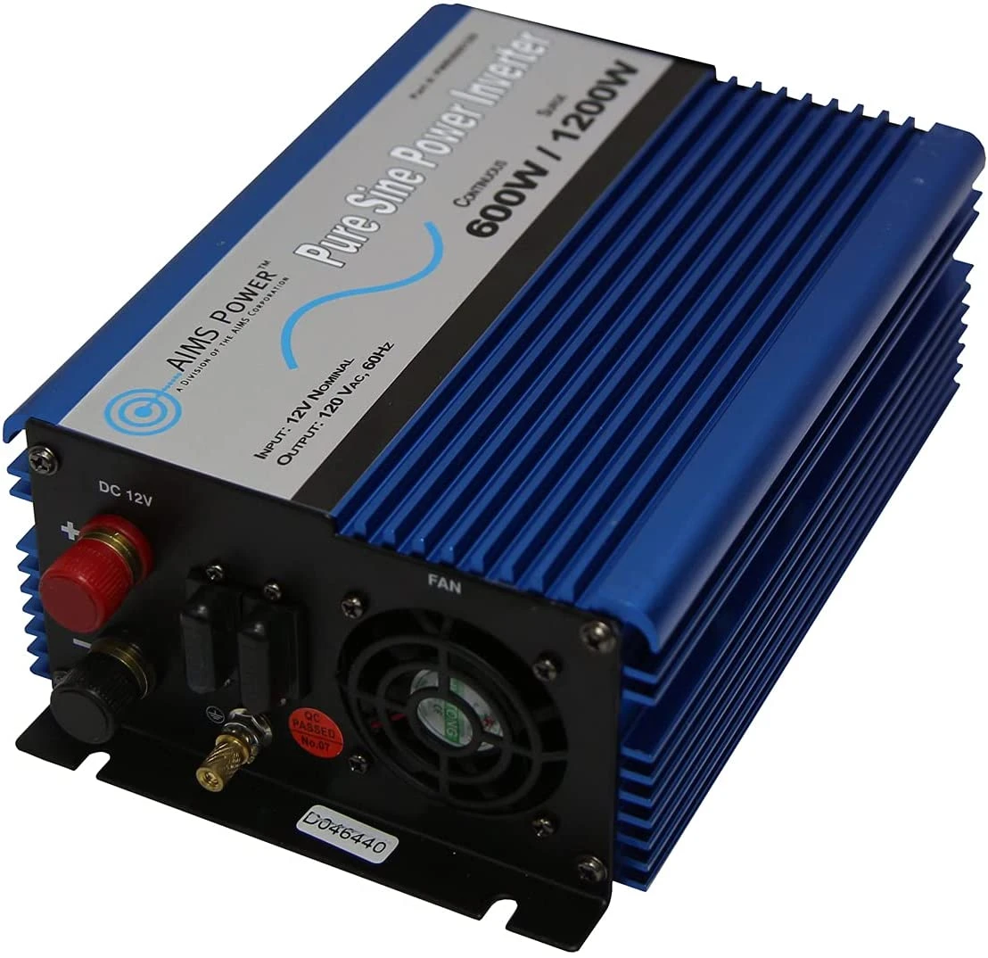 AIMS Power 600 Watt Pure Sine Power Inverter 12V (PWRI60012120S) — product image 3