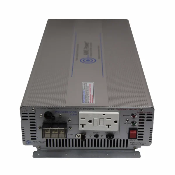 AIMS Power 3000 Watt Pure Sine Power Inverter (PWRIG300012120S)