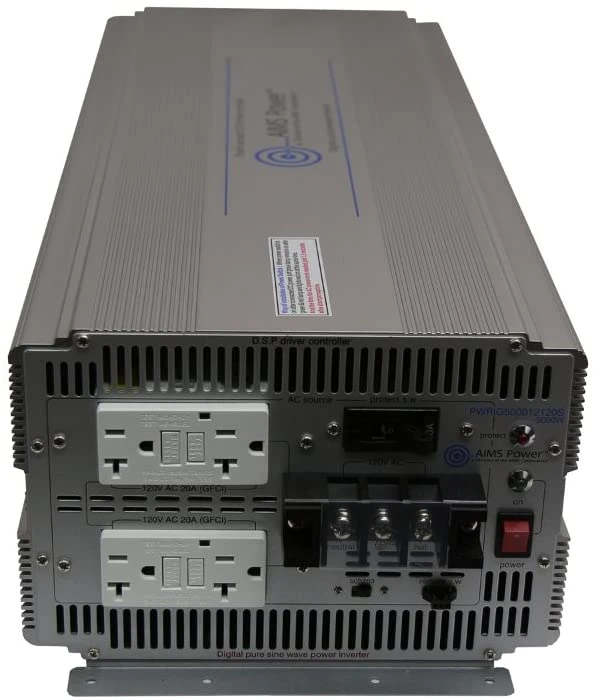 AIMS Power 5000 Watt Pure Sine Wave Inverter 24 Volt (PWRIG500024120S) — product image 2