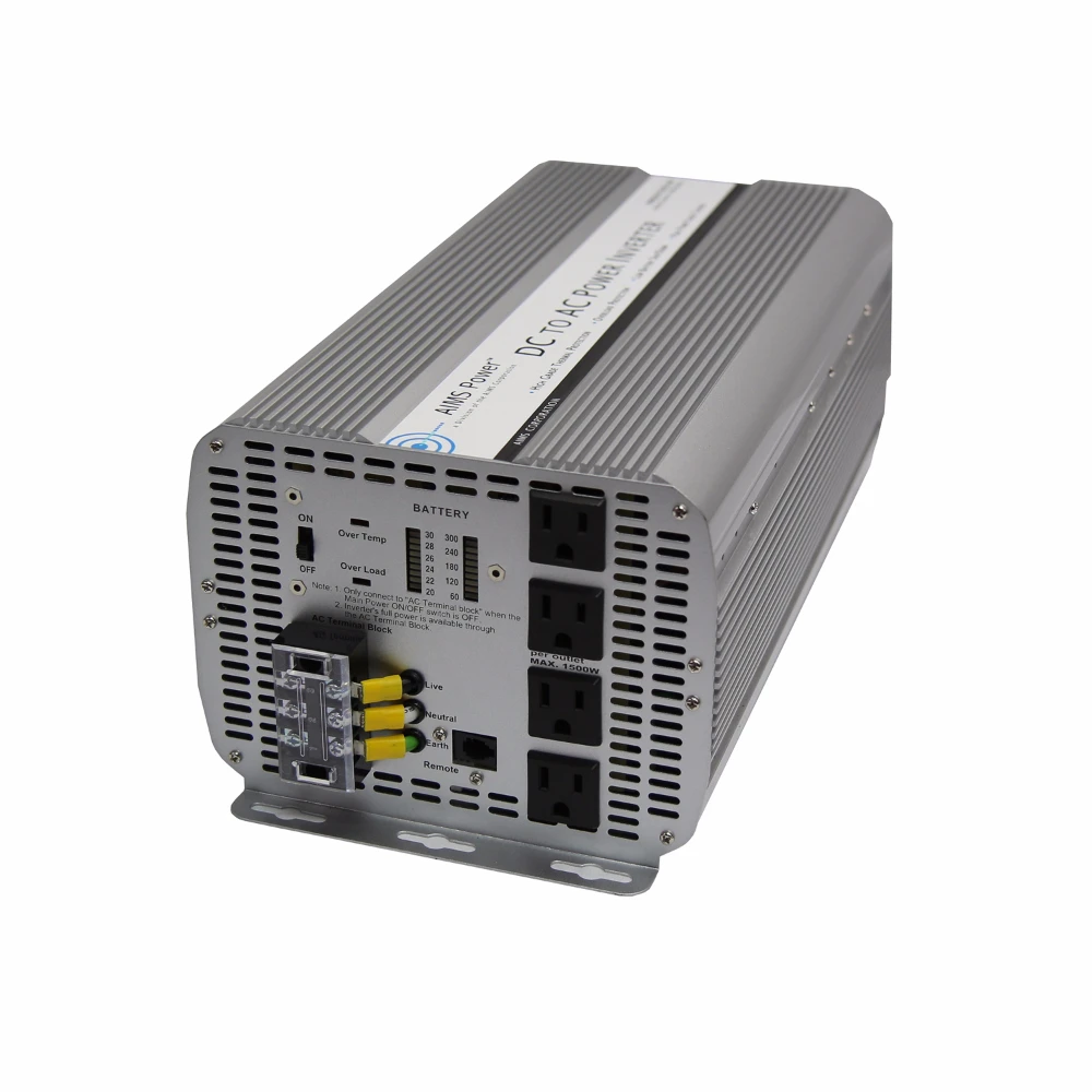 AIMS Power 5000 Watt 24 Volt Power Inverter (PWRINV500024W)