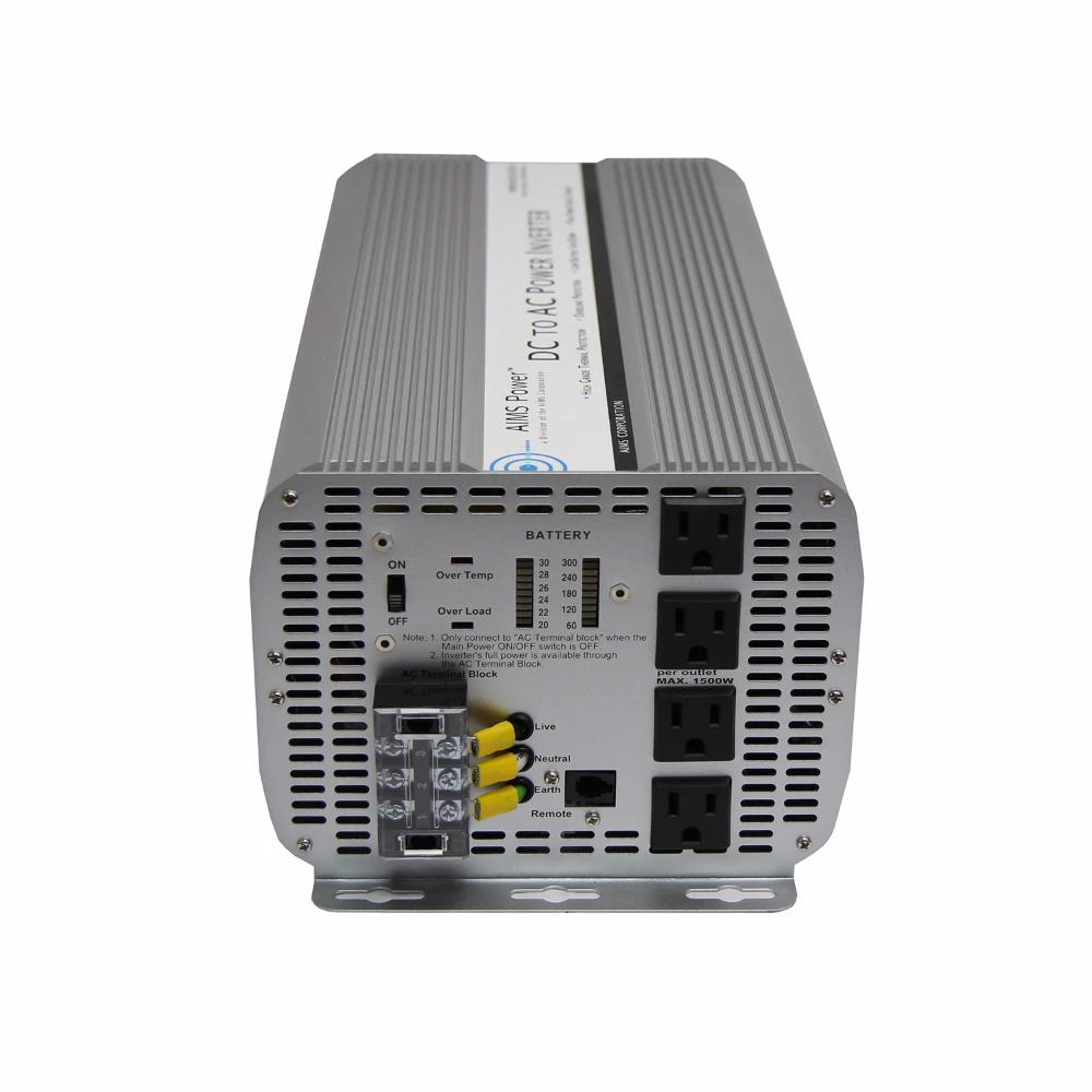AIMS Power 5000 Watt 24 Volt Power Inverter (PWRINV500024W) — product image 3