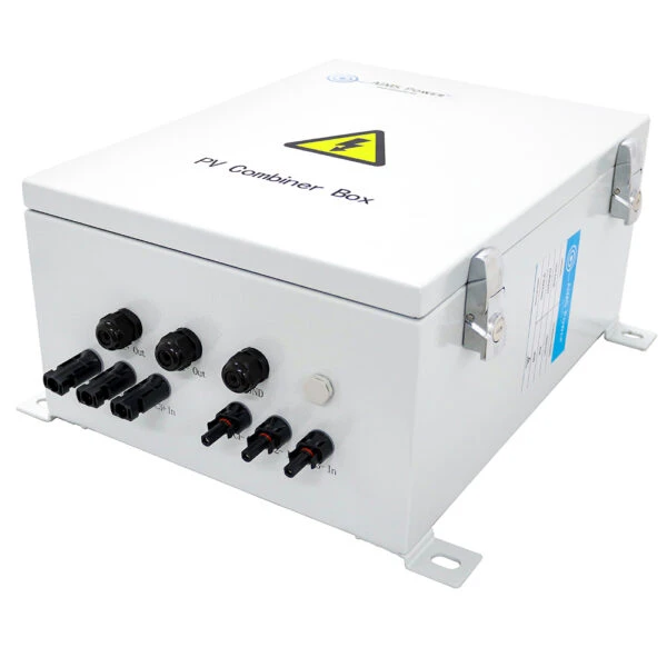 Aims Power Solar Array Combiner Box 60A 200Vdc 3 String - 10Kw Prewired (COM3IN-60A0)