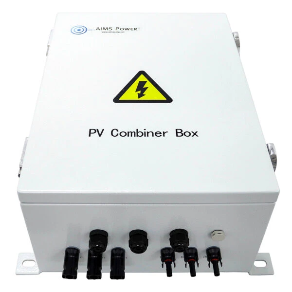 Aims Power Solar Array Combiner Box 60A 200Vdc 3 String - 10Kw Prewired (COM3IN-60A0) — product image 5