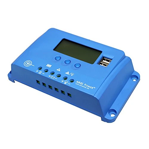 Aims Power Solar Charge Controller 10A for 12V & 24V Batteries (SCC10APWM)