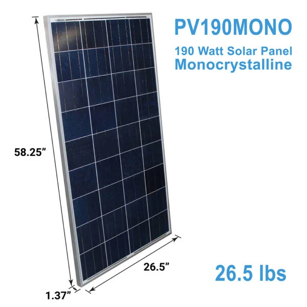 Aims Power Solar Kit 380 W Solar | 1500 W Pure Sine Inverter | 225 A Batteries (KITD-1500W380W)