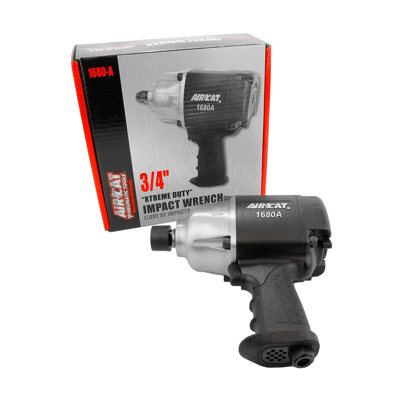 Aircat 3/4" Xtreme Duty Twin Hammer Impact Wrench (1680-A) — product image 5