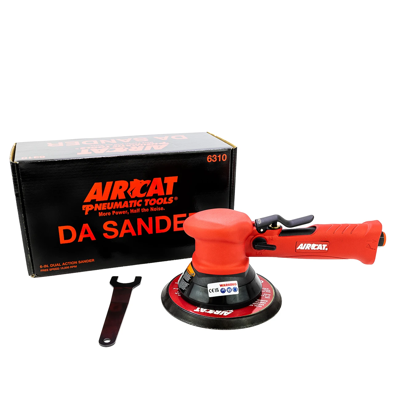 AirCat 6" Dual Action Air Sander with Ergonomic Design (6310) — product image 4