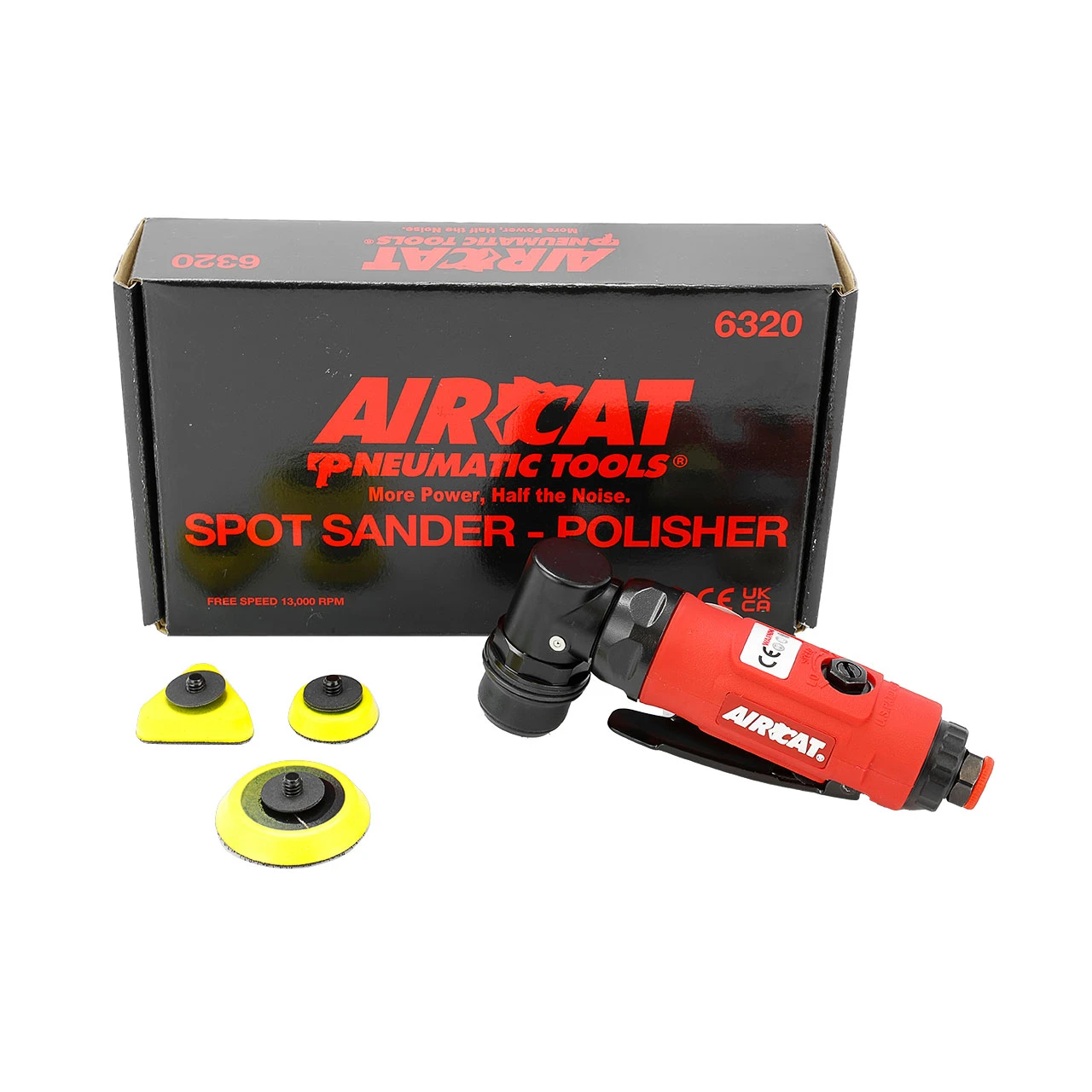 AirCat 6320 Air Orbital Spot Sander with Accessories Kit (6320) — product image 5