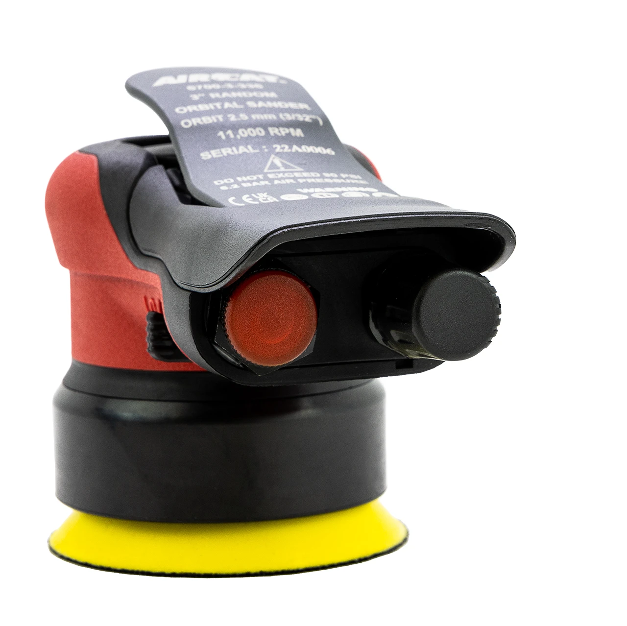 AirCat 3" Orbital Palm Sander and Polisher for Smooth Finishing (6700-3-336) — product image 4