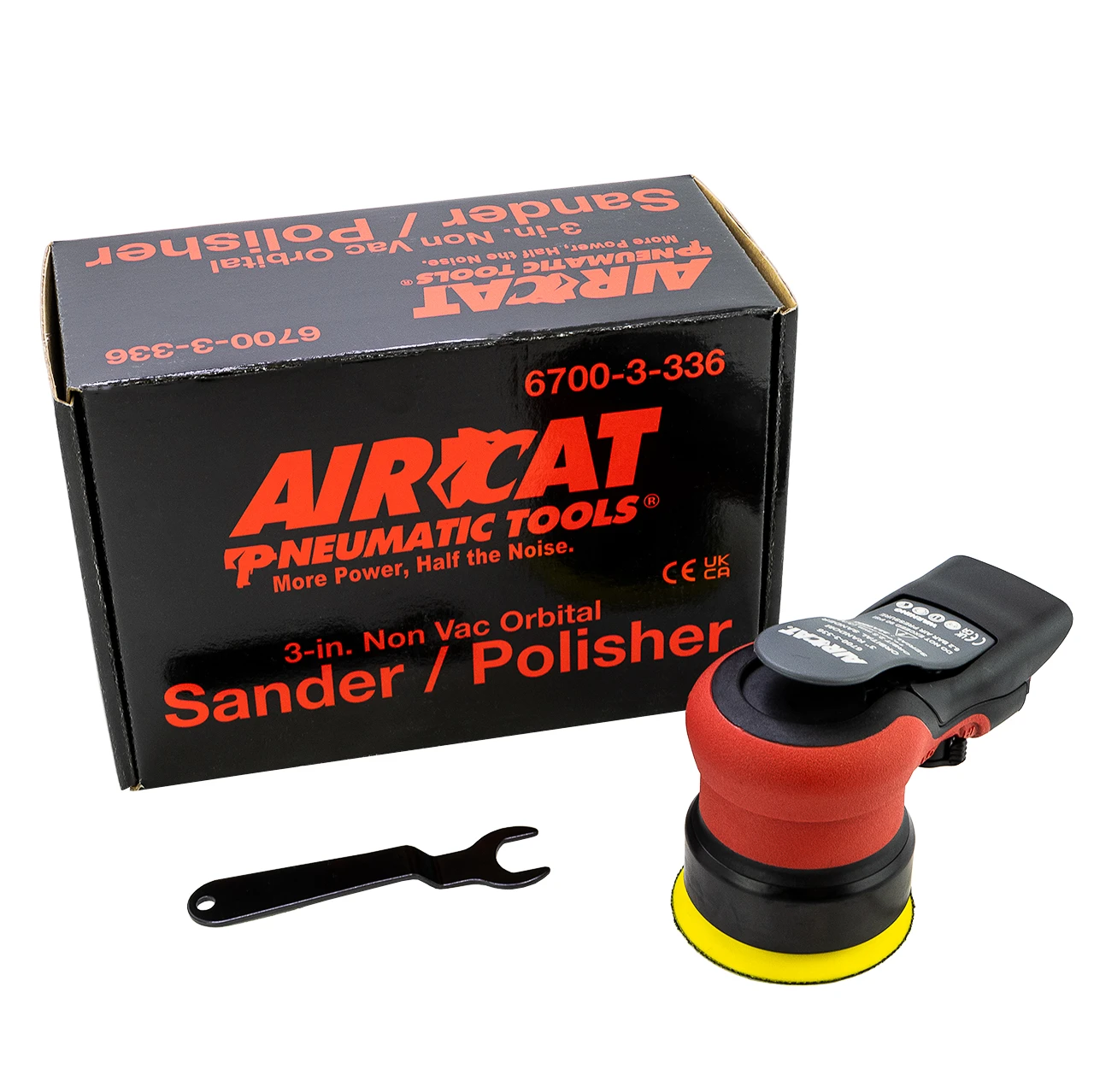 AirCat 3" Orbital Palm Sander and Polisher for Smooth Finishing (6700-3-336) — product image 5