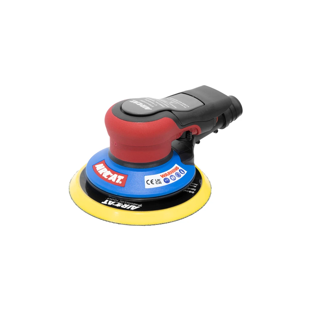 Aircat 6" Dust Pneumatic Orbital Sander with Dust Collection (6700-6-332SV) — product image 4