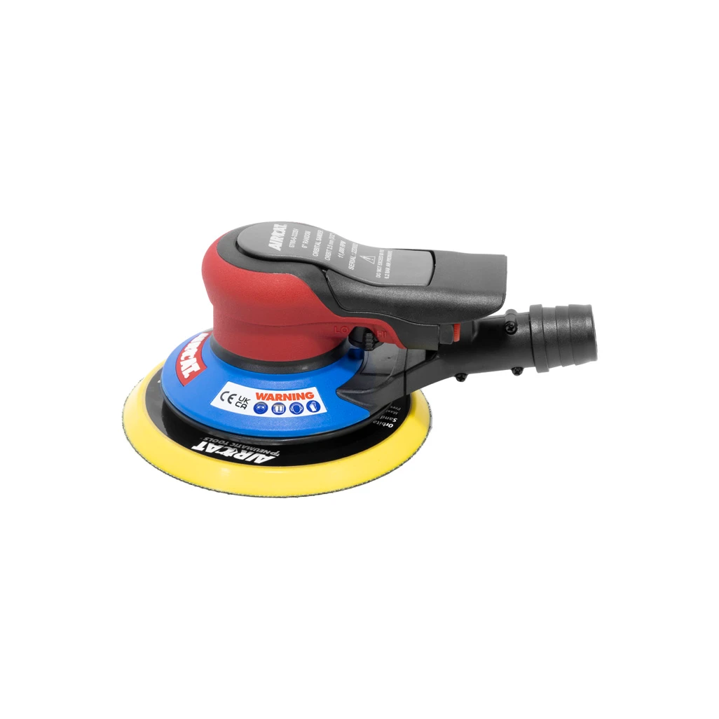 Aircat 6" Dust Pneumatic Orbital Sander with Dust Collection (6700-6-332SV) — product image 5