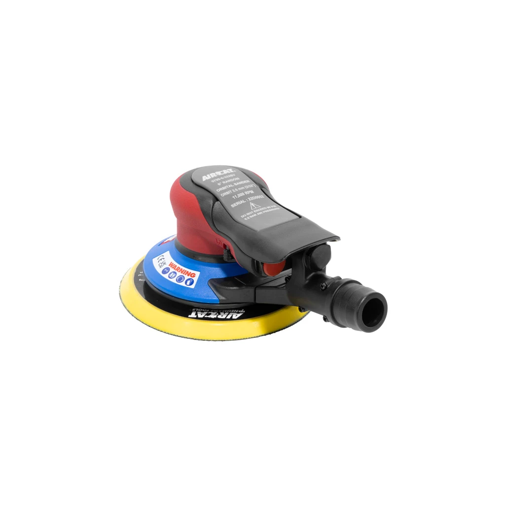 Aircat 6" Dust Pneumatic Orbital Sander with Dust Collection (6700-6-332SV) — product image 6