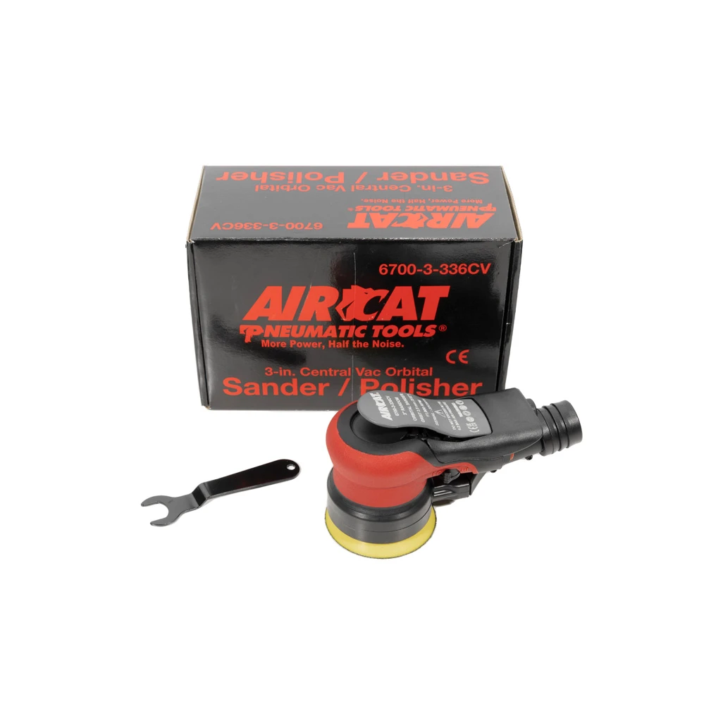 Aircat Orbital Air Sander and Polisher with Central Vacuum System (6700-3-336CV) — product image 6
