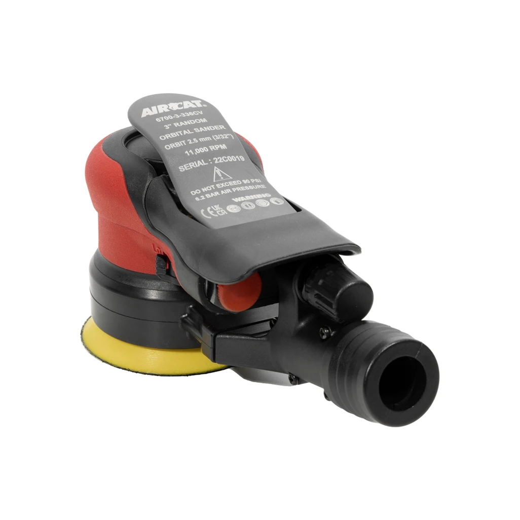 Aircat Orbital Air Sander with Central Vacuum and 6” Sanding Pad (6700-6-336CV) — product image 3