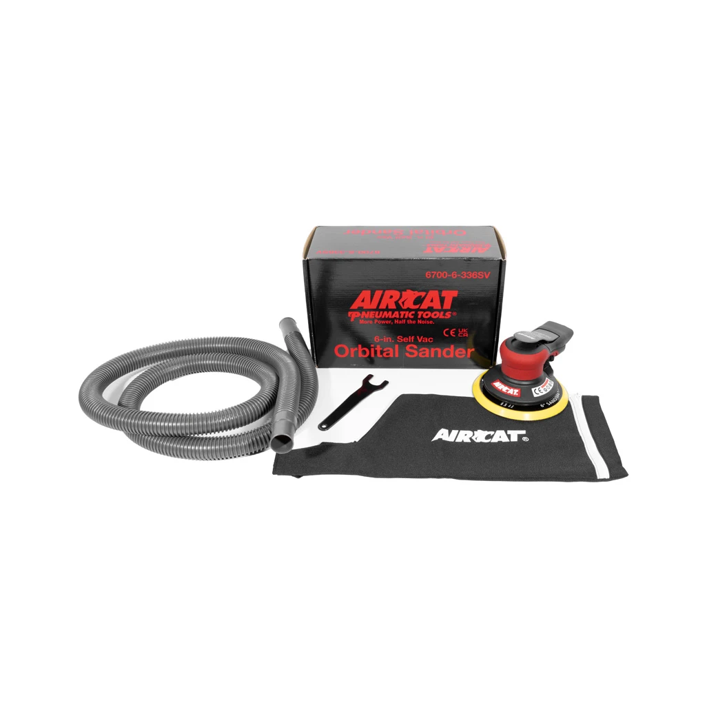 Aircat Pneumatic Orbital Sander with Self-Vacuum (6700-6-336SV) — product image 5