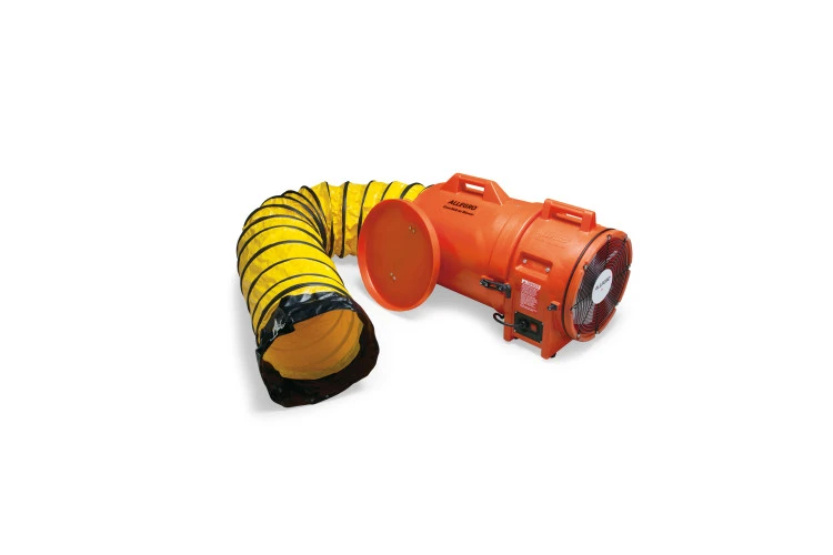 Allegro 12" Axial AC Plastic Blower with Canister & 25' Ducting, 49 Lbs. (9543-25)