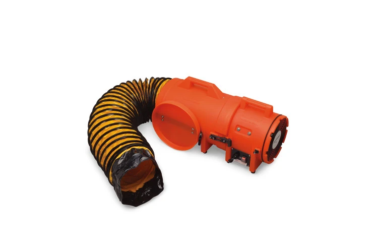 Allegro 8" Axial AC Plastic Blower with Compact Canister & 15’ Ducting, 25 Lbs. (9533-15)