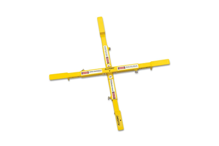 Allegro Adjustable Small Manhole Safety Cross, Fits 18", 21", 24" (9406-24A)