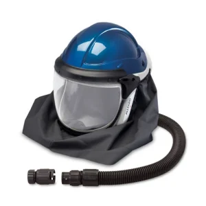 Allegro Deluxe Supplied Air Shield/Helmet with Low Pressure Adapter (9904-D)