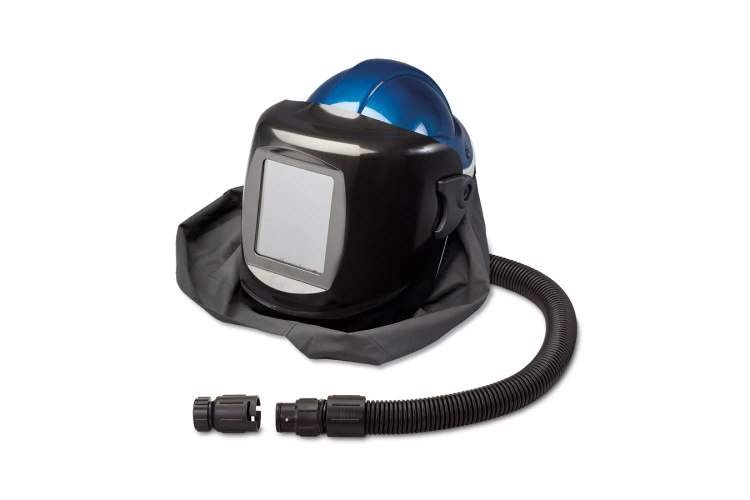 Allegro Deluxe Supplied Air Shield & Welding Helmet with LP Adapter (9904-DWB)