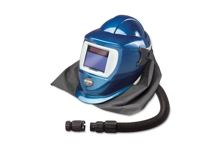 Allegro Deluxe Supplied Air Shield & Welding Helmet with No Flow Valve (9904-W)