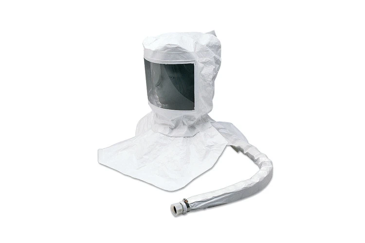 Allegro Maintenance Free Poly-coated Tyvek Hood with Personal Air Cooler (9911-C)