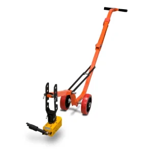 Allegro Steel Dolly and Magnet, Lift Weight: 660 lbs Flat Items, 330 lbs Round Items (9401-25)
