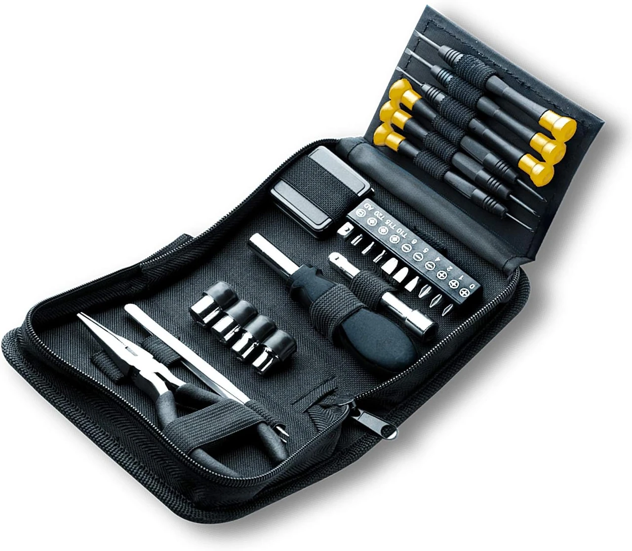 Allied Mini Tool Set With Driver Handle And Interchangeable Bits - 25 Pc (49032)