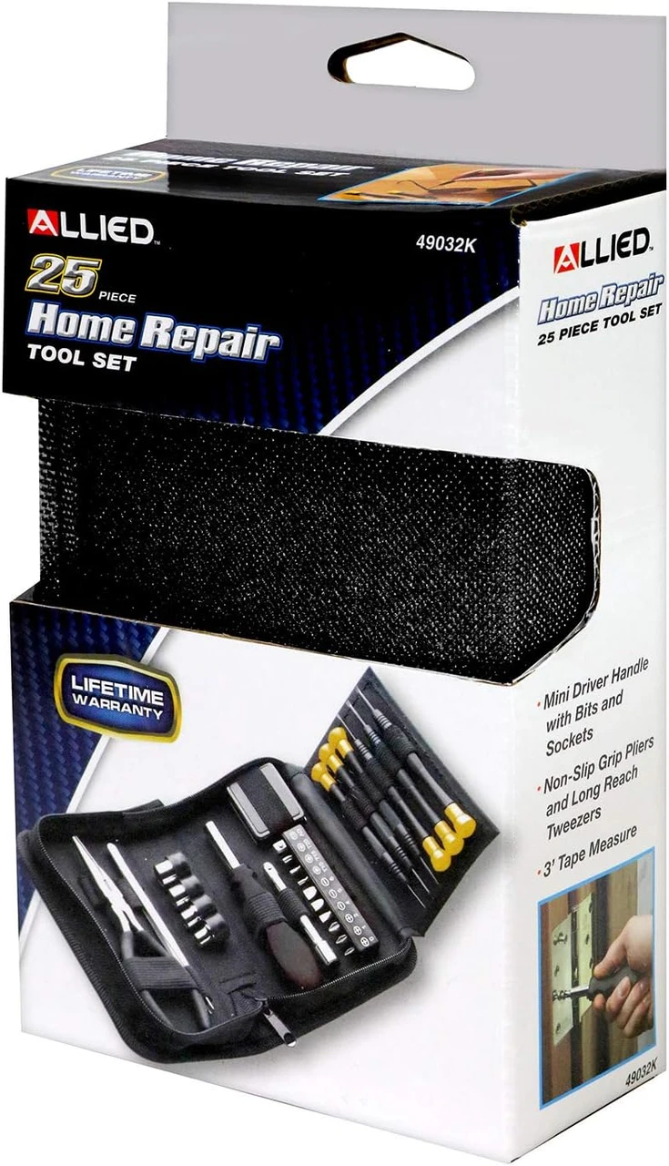 Allied Mini Tool Set With Driver Handle And Interchangeable Bits - 25 Pc (49032) — product image 2