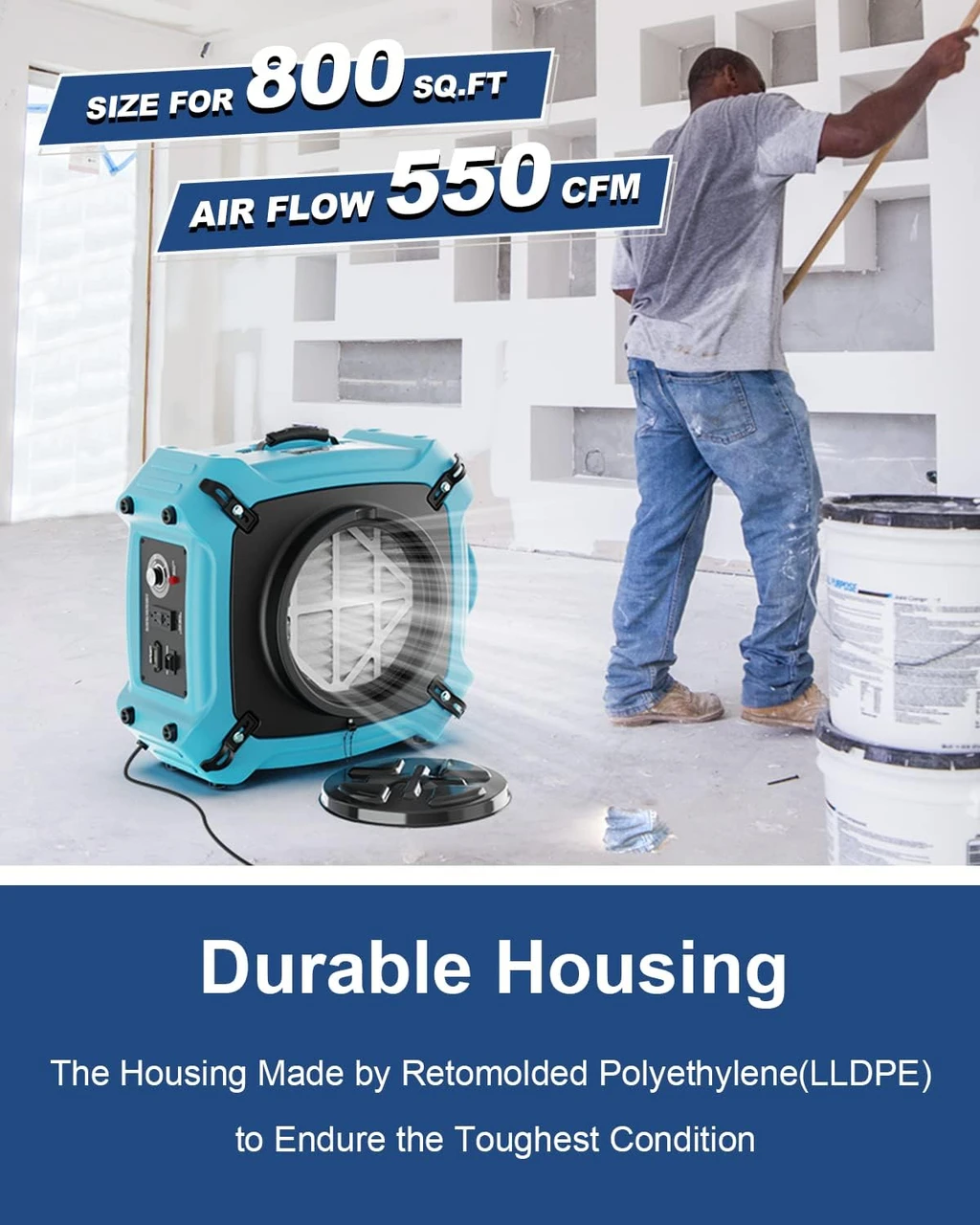 Alor Air Pure Airo HEPA MAX 870 Air Scrubber (AABO8933VR5Z) — product image 3