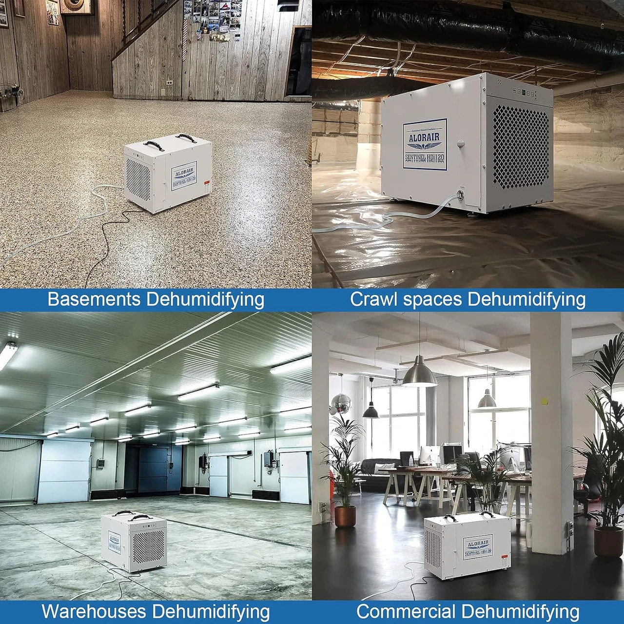 Alor Air Solutions Sentinel HD i120 Dehumidifier (AAX002LKOY73) — product image 2